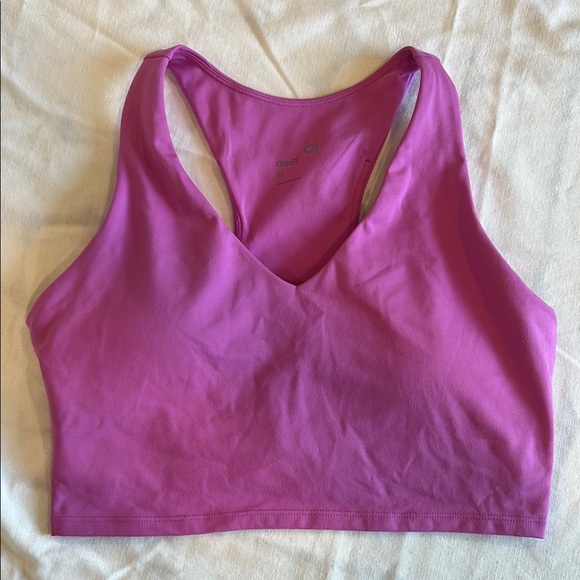 GAP Other - GAP Pink Sports Bra with Scoop Neckline and Wide Straps
